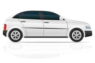 car hatchback vector illustration