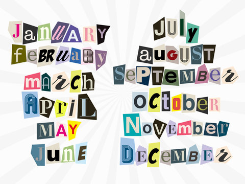 Anonymous month english