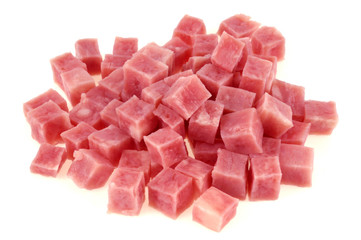 Dés de jambon en vrac