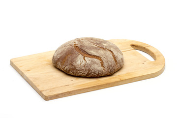bread on the white background