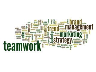 Conceptual business word cloud