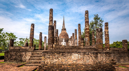 Sukhothai historical park, the old town of Thailand