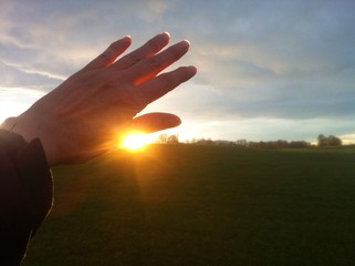 Sonne blendet