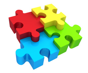 Fototapeta premium Jigsaw Puzzle