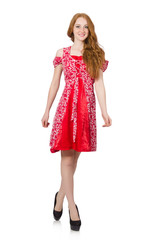 Young woman in fashion concept