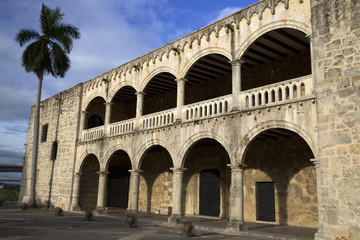 Fototapeta na wymiar Diego Colon palace in Santo Domingo Dominican Republic