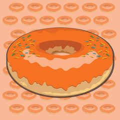 Orange Donut