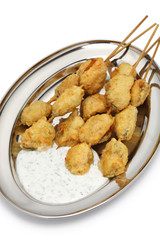 fried mussels, midye tava, turkish food