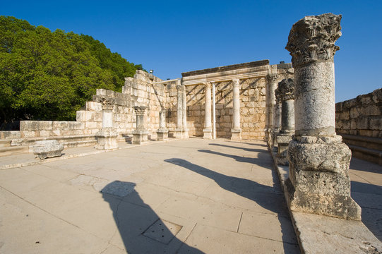 The synagogue of Capernaum