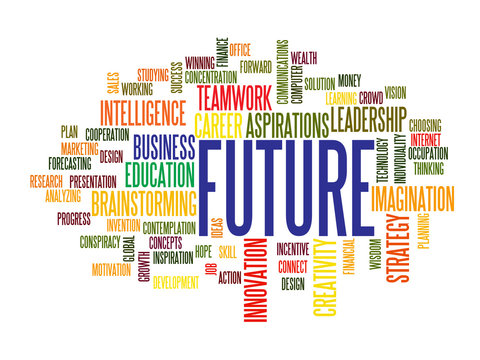 Business future word cloud