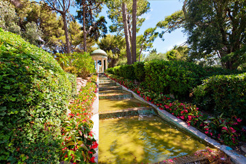 Garden in Villa Ephrussi de Rothschild, Saint-Jean-Cap-Ferrat