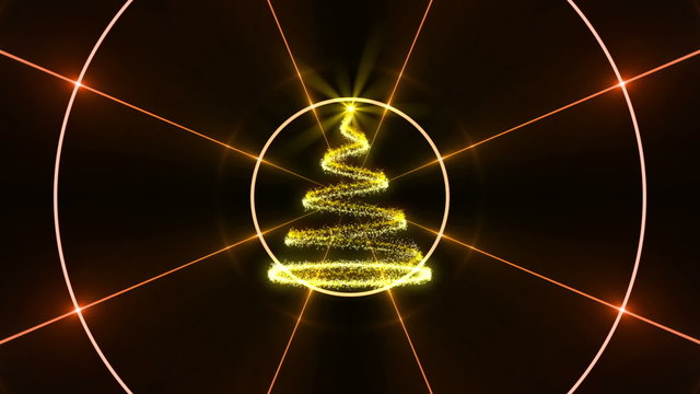 christmas, happy new year, abstract background, loop