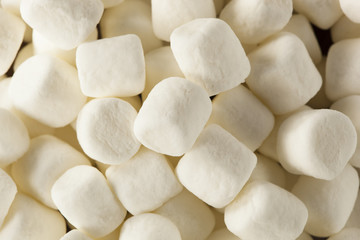 White Mini Marshmallows in a Bowl