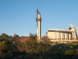 Obraz premium Sanctuary of the Divine Mercy in Lagiewniki ,Krakow Poland