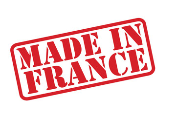 MADE IN FRANCE Rubber Stamp vector over a white background.