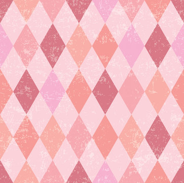 Pink Vintage Background Vector.