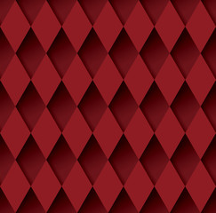 Red geometric background vector.