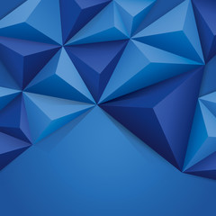 Blue background. Vector geometric background.