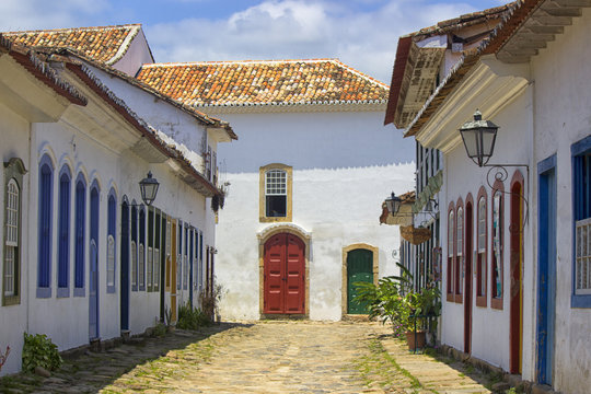 Paraty Buildings Colonial Brazil