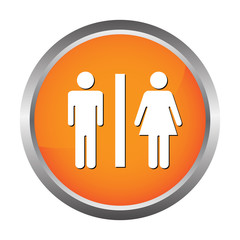 wc button for men and women