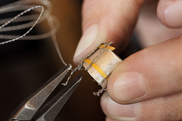 In the  goldsmith’s workshop