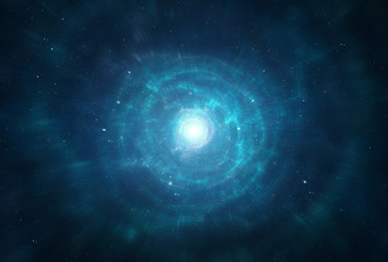 Fototapeta na wymiar Deep space travel supernova