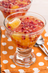 jelly sweets with citrus fruits