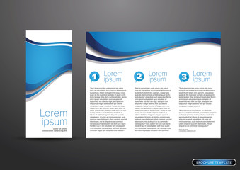 tri fold business brochure template