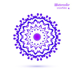 snowflake, flower, folk style.