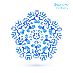 snowflake, flower, folk style.