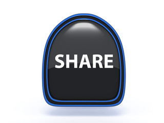 share pick icon on white background