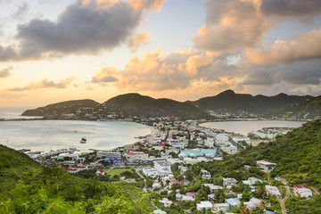 Philipsburg, Sint Maarten in the Caribbean