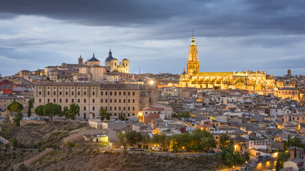 Fototapeta na wymiar Toledo, Spain on the Tagus River