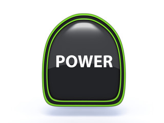 power pick icon on white background