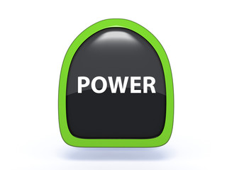 power pick icon on white background