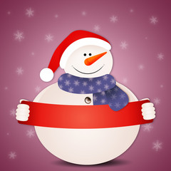 Funny snowman for Christmas