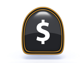 money pick icon on white background