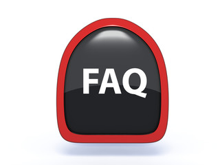 faq pick icon on white background
