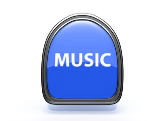 music pick icon on white background