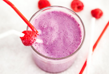 Fresh healthy  berry smoothie