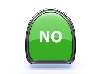 no pick icon on white background