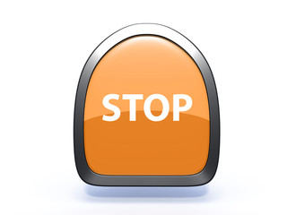 stop pick icon on white background