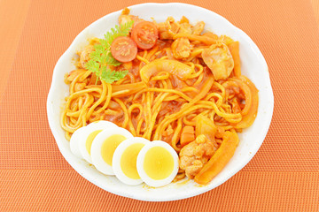美味しそうなスパゲティ