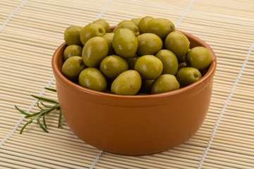 Green olives