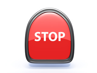 stop pick icon on white background