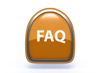 faq pick icon on white background