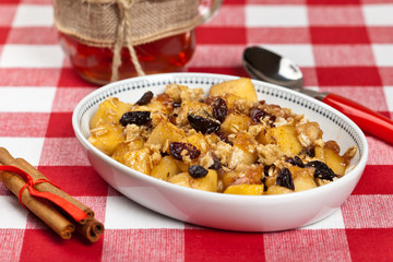 Apple Cinnamon Dessert with Whole Grain Oats