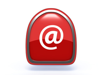 Email pick icon on white background