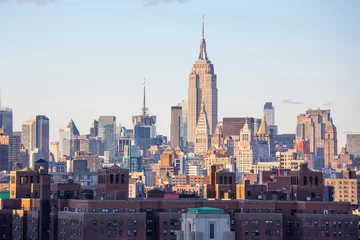 Deken met patroon Empire State Building New York City Midtown