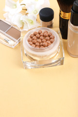 Basic make-up products, close-up